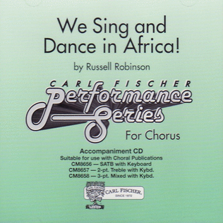 Book cover for We Sing and Dance In Africa