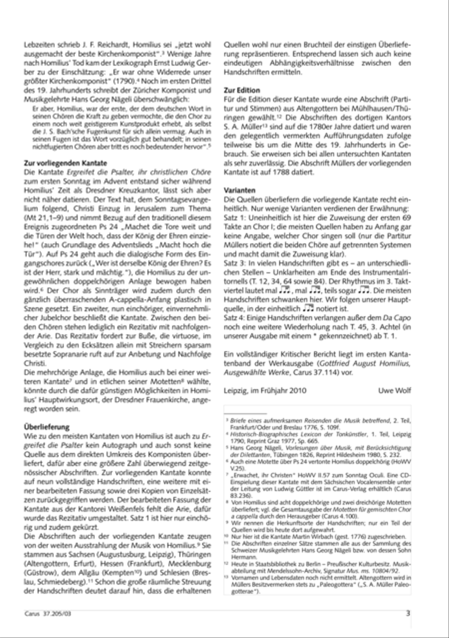 Ergreifet die Psalter, ihr christlichen Chore 4-Part scores gallery preview page 4