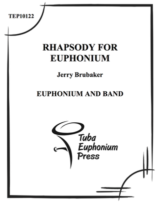 Book cover for Rhapsody for Euphonium