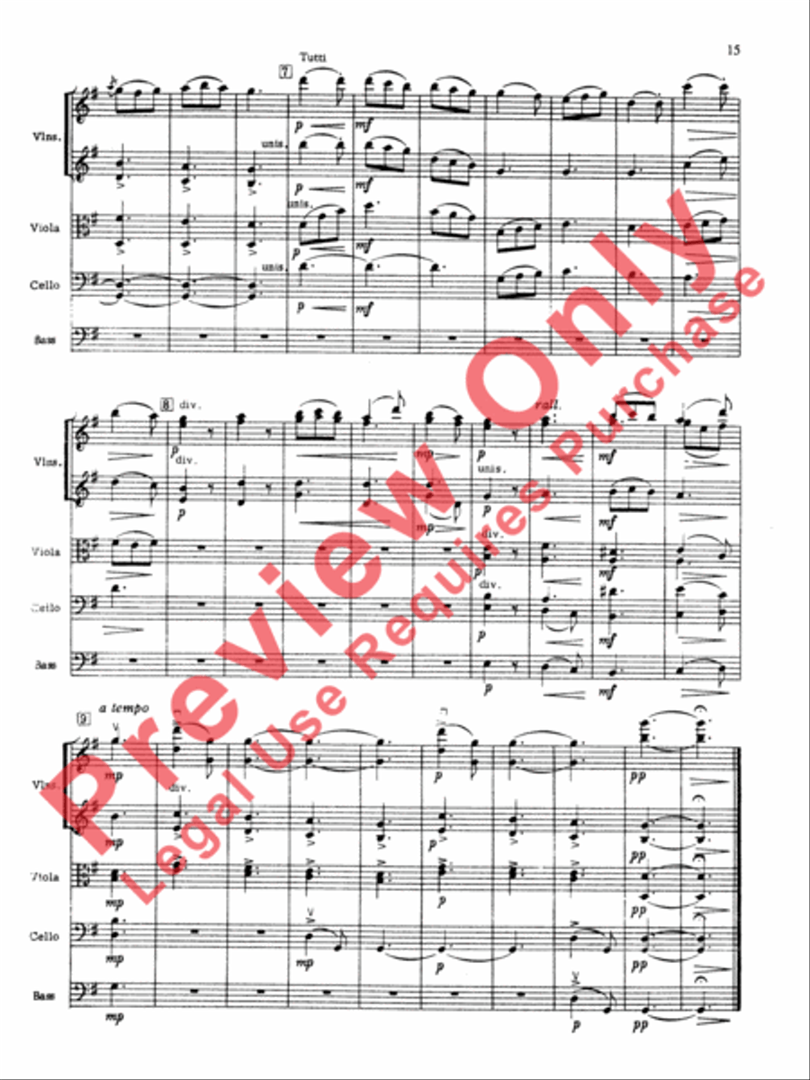 Suite of Carols String Orchestra scores gallery preview page 16