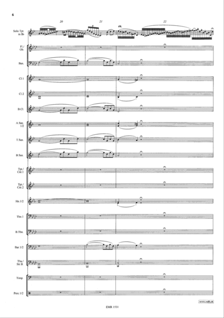 Konzertstuck No. 1 Concert Band scores gallery preview page 7