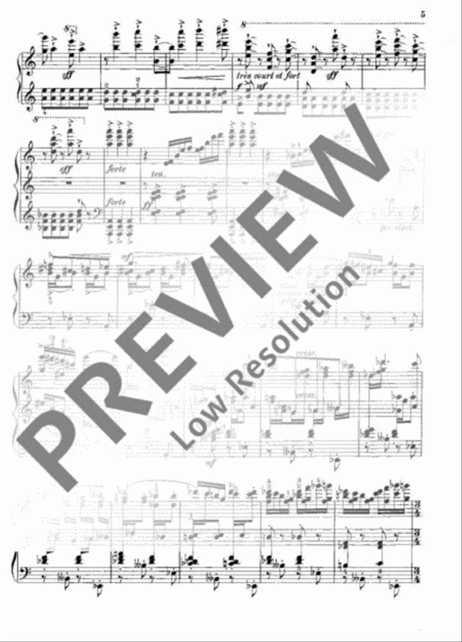 L'Oiseau de feu - The Firebird Piano Solo scores gallery preview page 6