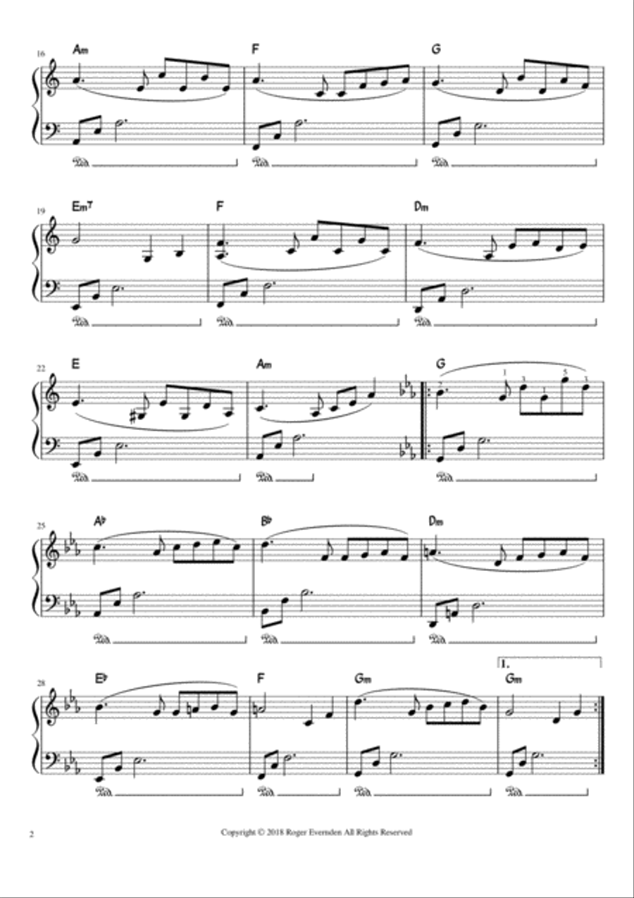 Silver Easy Piano scores gallery preview page 2