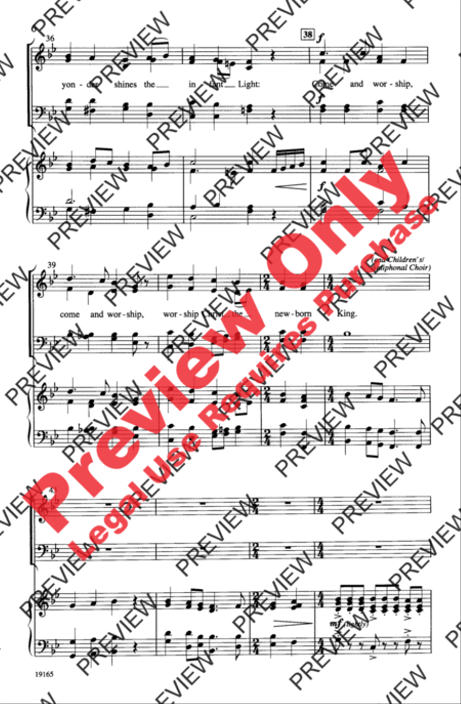 The Newborn King The Newborn King 4-Part scores gallery preview page 17