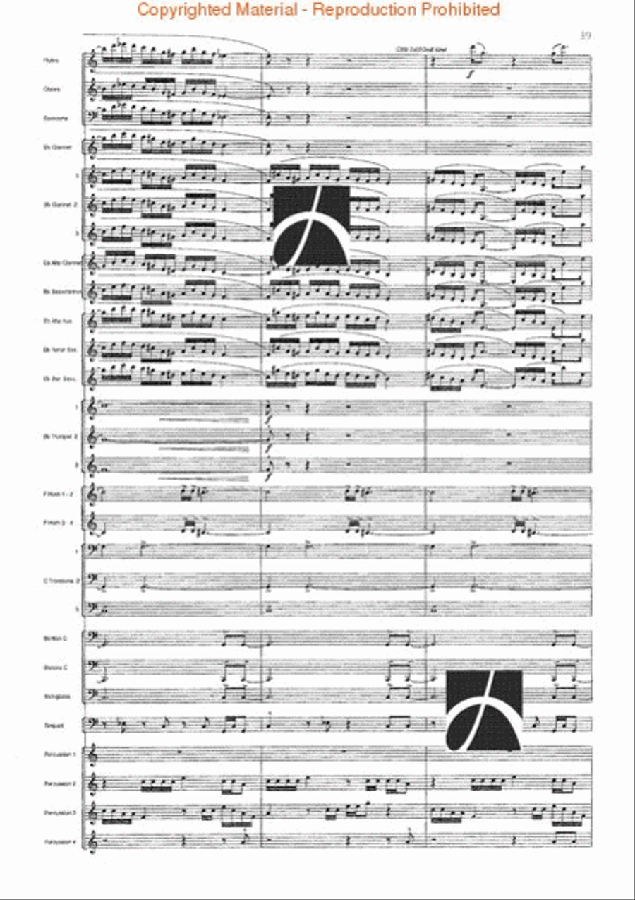 Spartacus Concert Band scores gallery preview page 40
