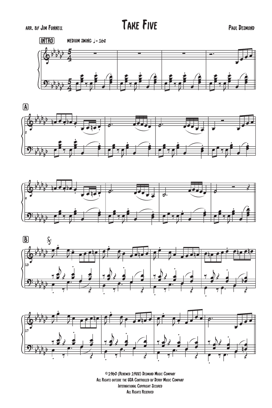 Take Five Piano Method scores gallery preview page 1