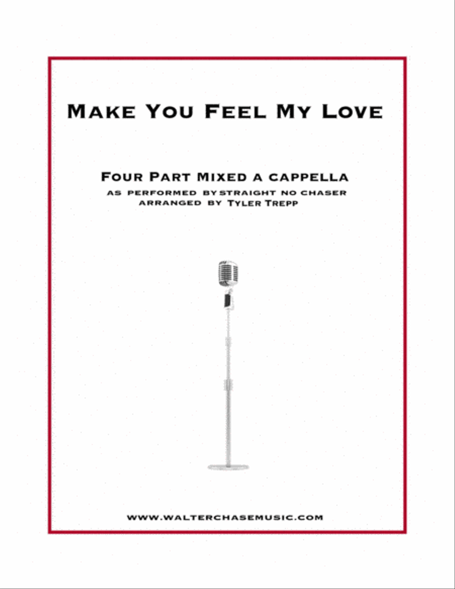 To Make You Feel My Love To Make You Feel My Love 4-Part scores gallery preview page 1