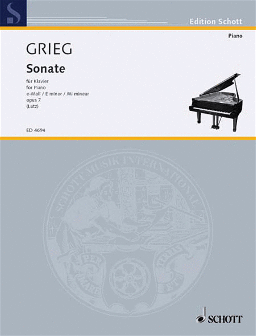 Piano Sonata Op. 7 E Min Piano Solo scores gallery preview page 1