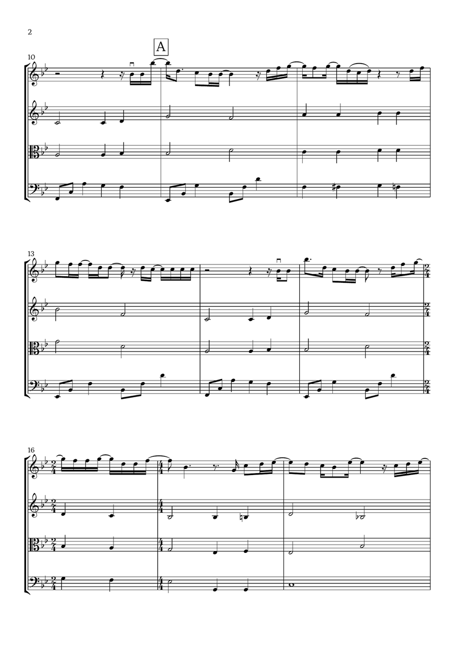 Beautiful Things String Quartet scores gallery preview page 2