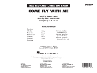 Book cover for Come Fly With Me (arr. Rick Stitzel) - Full Score