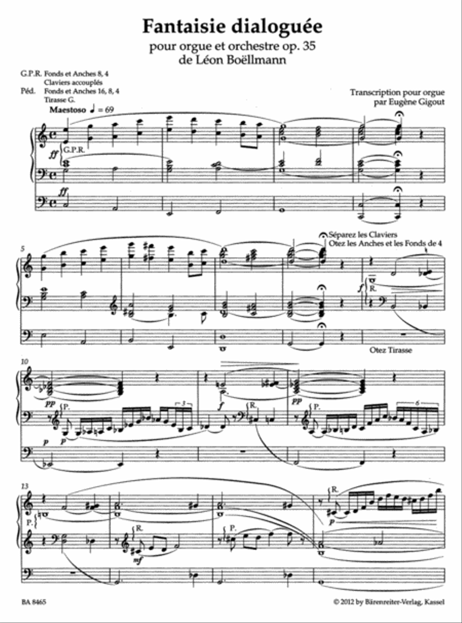Fur Orgel bearbeitete Werke Organ scores gallery preview page 2