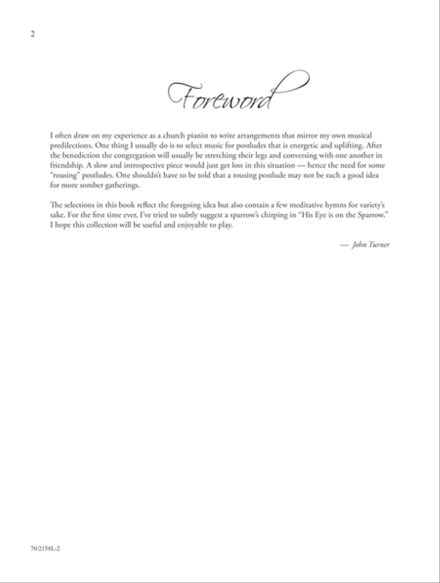Rousing Postludes, Prayerful Preludes Piano Solo scores gallery preview page 2