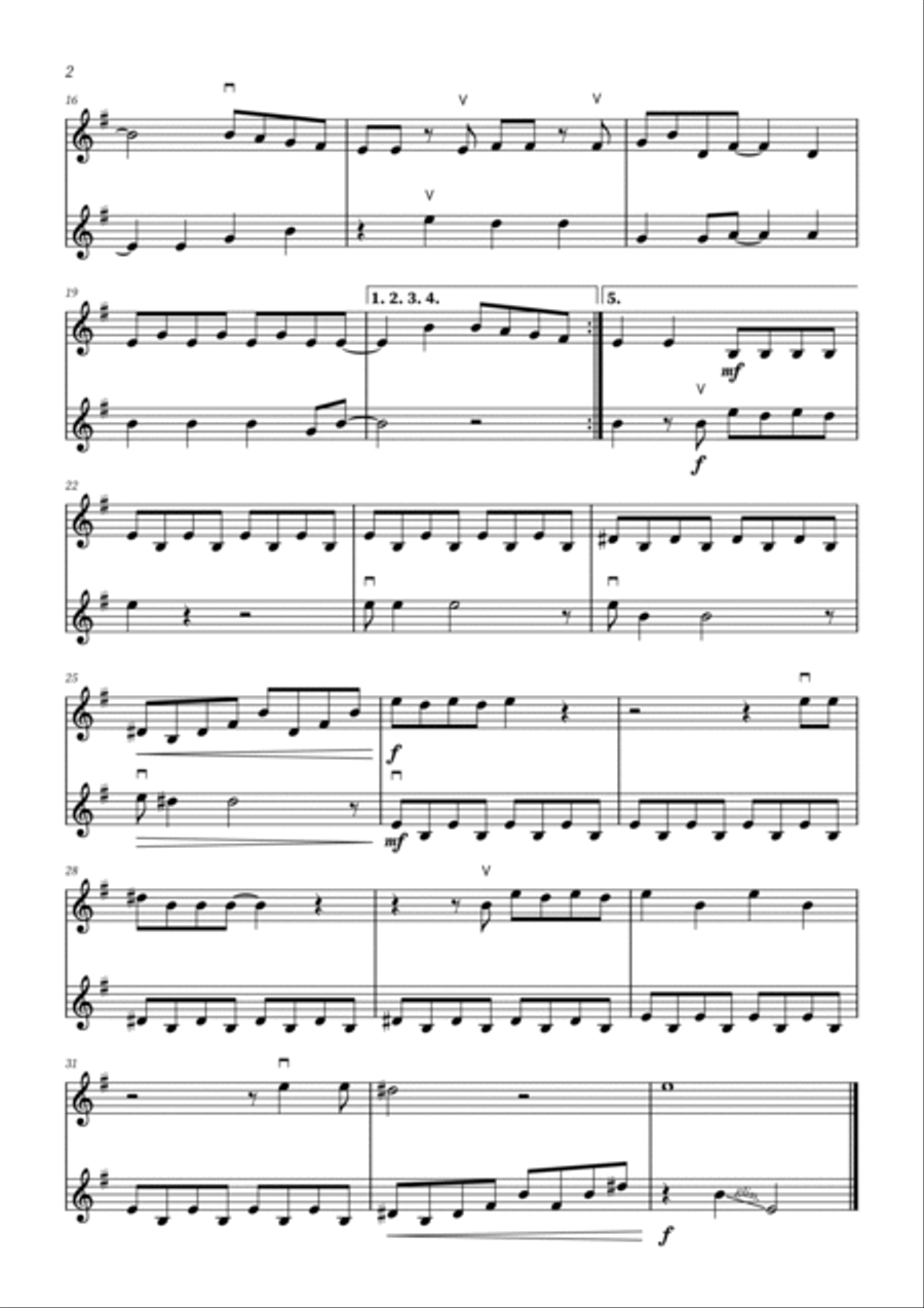 Paint It, Black String Duet scores gallery preview page 2