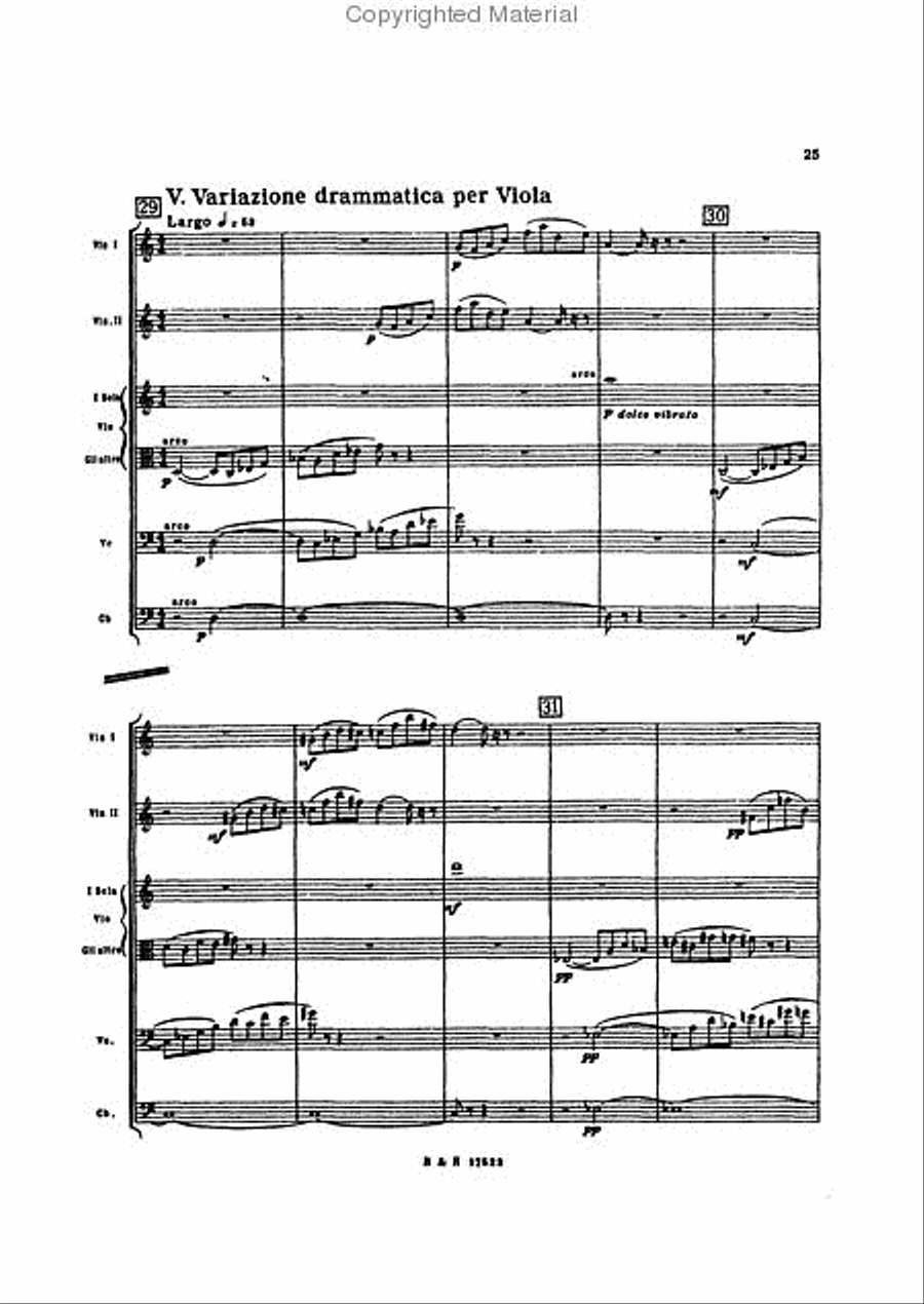 Variaciones Concertantes, Op. 23 Orchestra scores gallery preview page 4