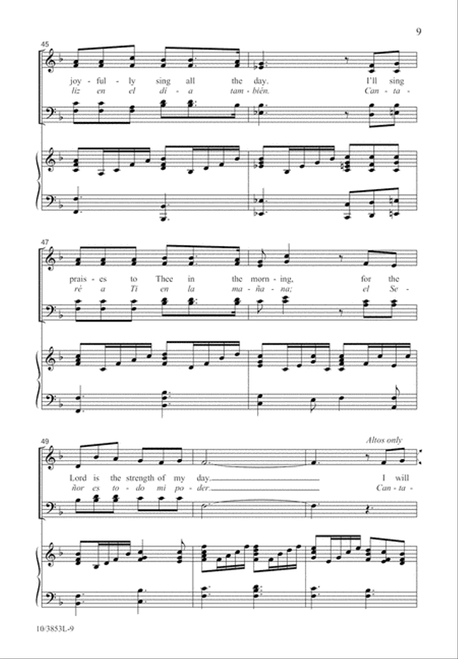 I Will Joyfully Sing 4-Part scores gallery preview page 10