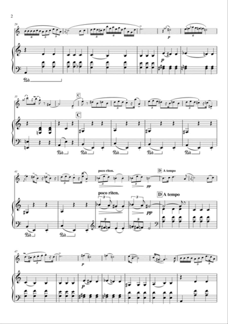 Mazurka in A Minor Violin Solo scores gallery preview page 3