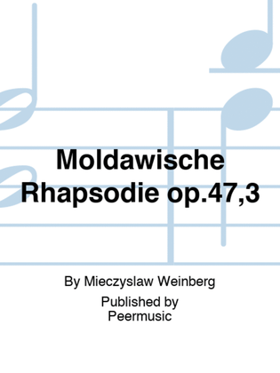 Book cover for Moldawische Rhapsodie op.47,3