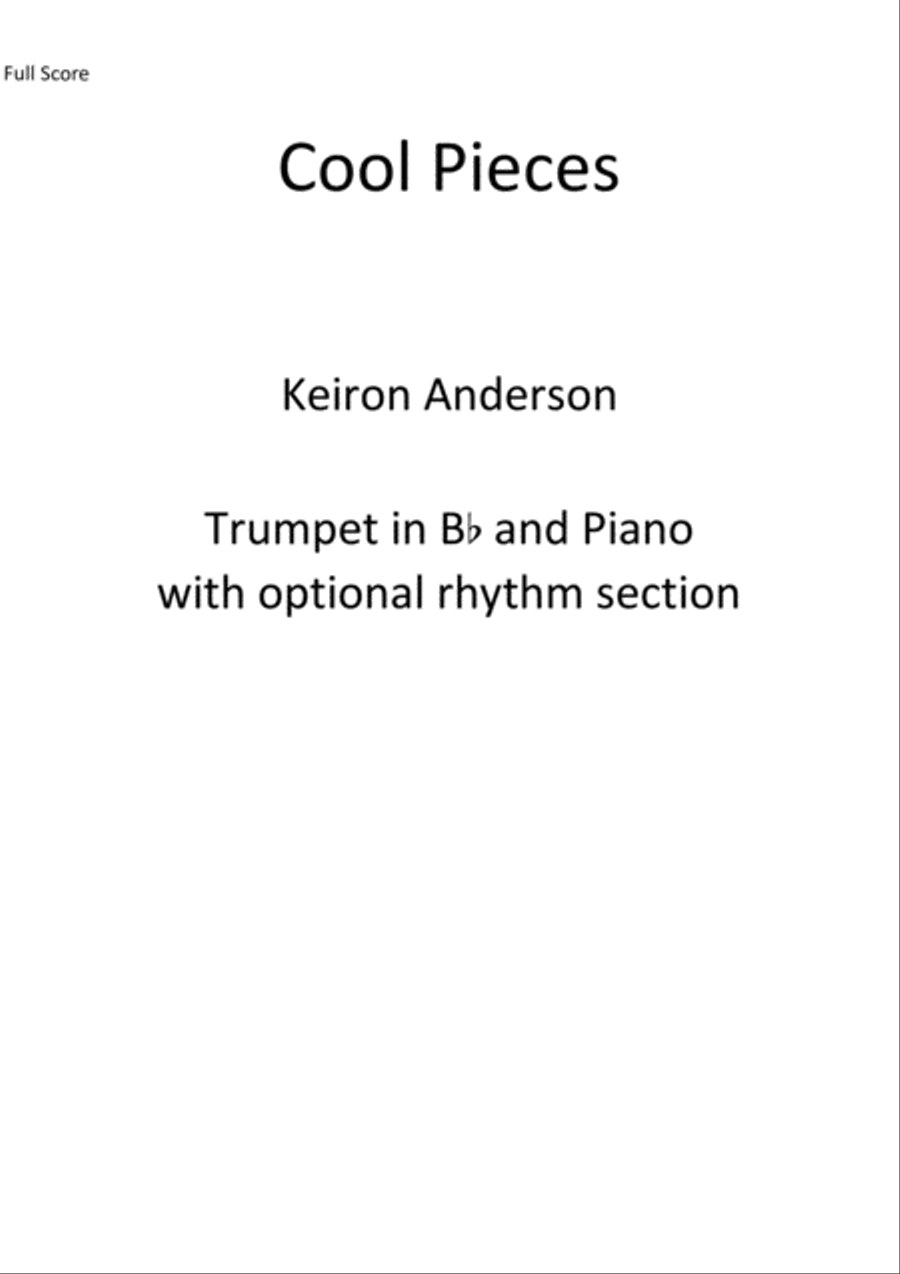 Cool Pieces Trumpet scores gallery preview page 1