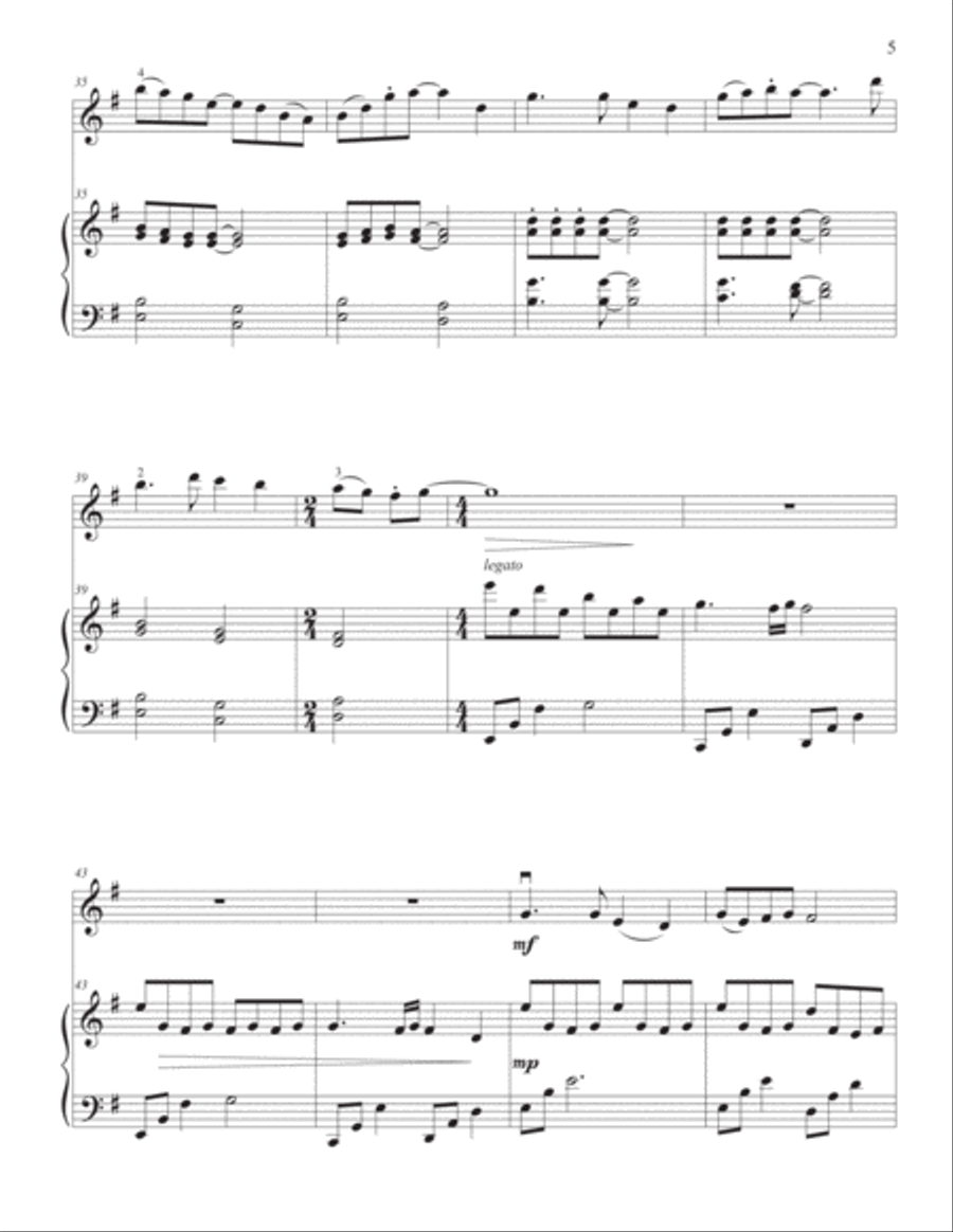 Joy Has Dawned Violin Solo scores gallery preview page 5