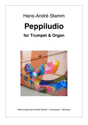 Book cover for Peppiludio for trumpet and organ