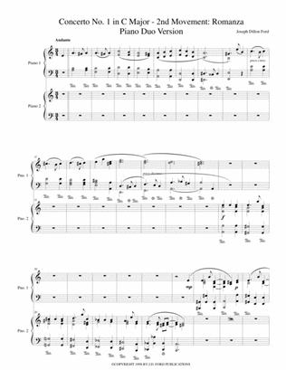 Piano Concerto No. I in C Major ("Schroedinger's Cat") piano duo version - 2nd movement
