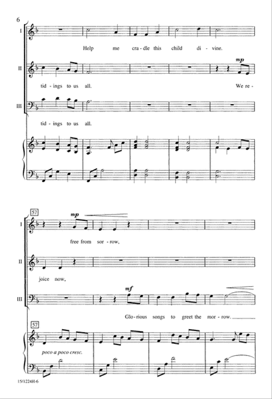 A Carol Tapestry A Carol Tapestry 3-Part scores gallery preview page 6