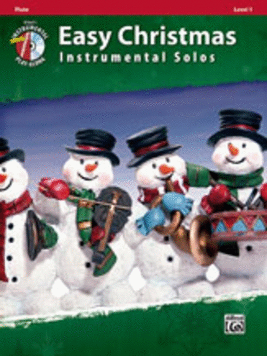 Easy Christmas Instrumental Solos Alto Sax Book/CD