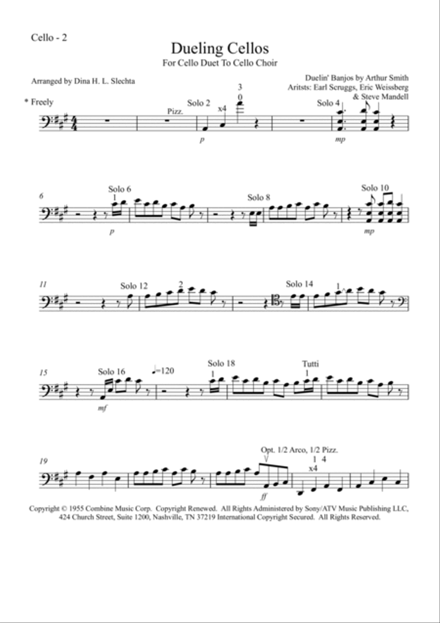 Duelin' Banjos String Duet scores gallery preview page 5