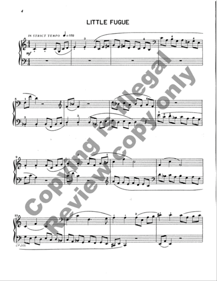 Three Short Pieces Easy Piano scores gallery preview page 10