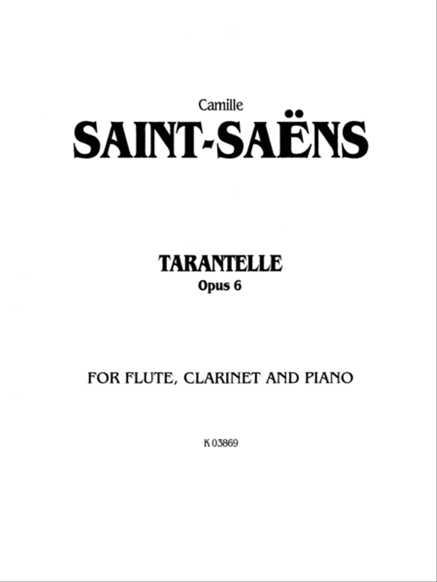 Tarantelle, Op. 6