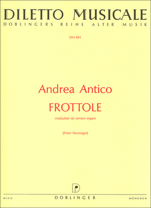 Book cover for Frottole intabulate da sonare organi