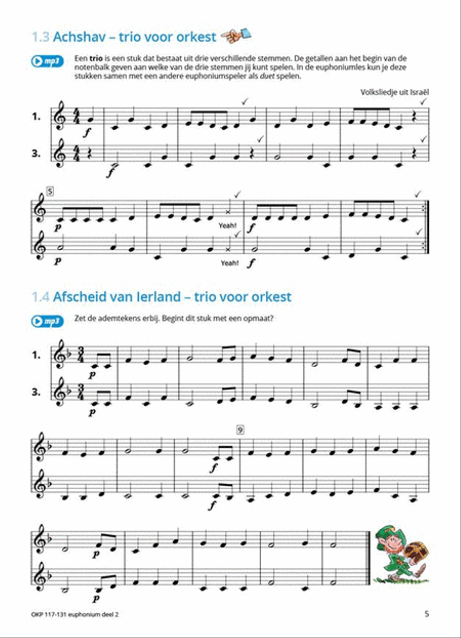 Samen Leren Samenspelen Vlaams Deel 2 Euphonium scores gallery preview page 3