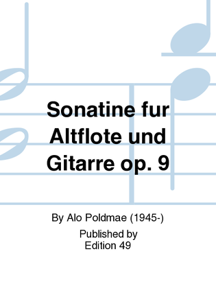 Sonatine fur Altflote und Gitarre op. 9