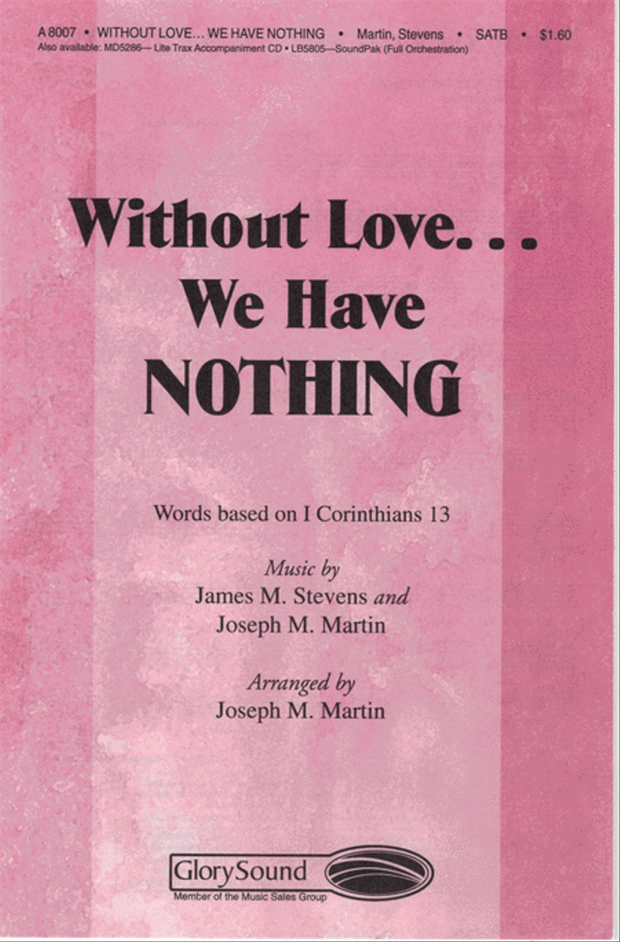 Book cover for Without Love... We Have Nothing