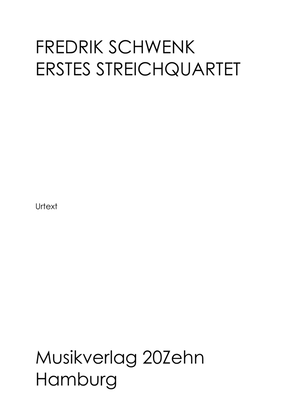 Book cover for Erstes Streichquartett