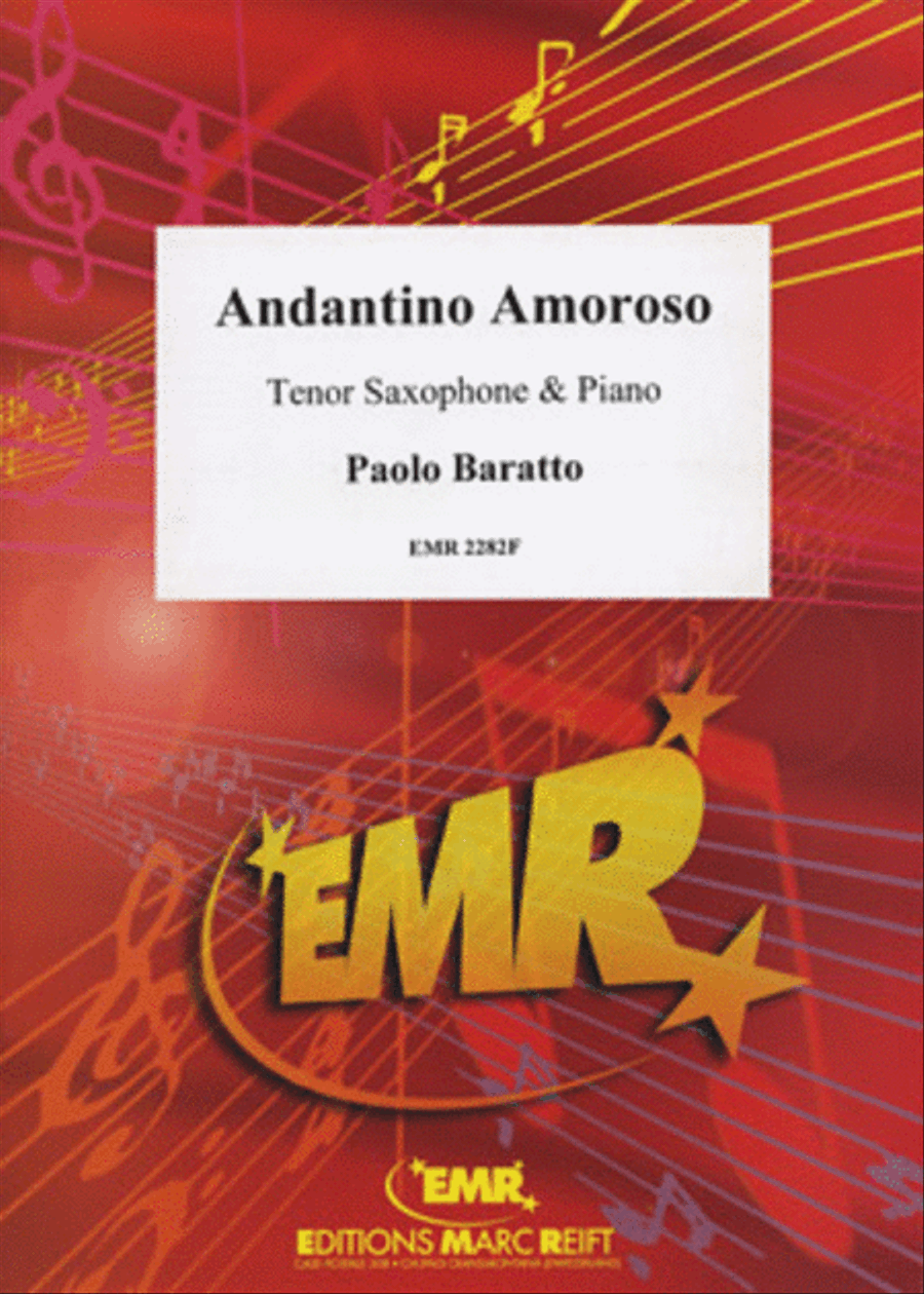 Andantino Amoroso Tenor Saxophone scores gallery preview page 1