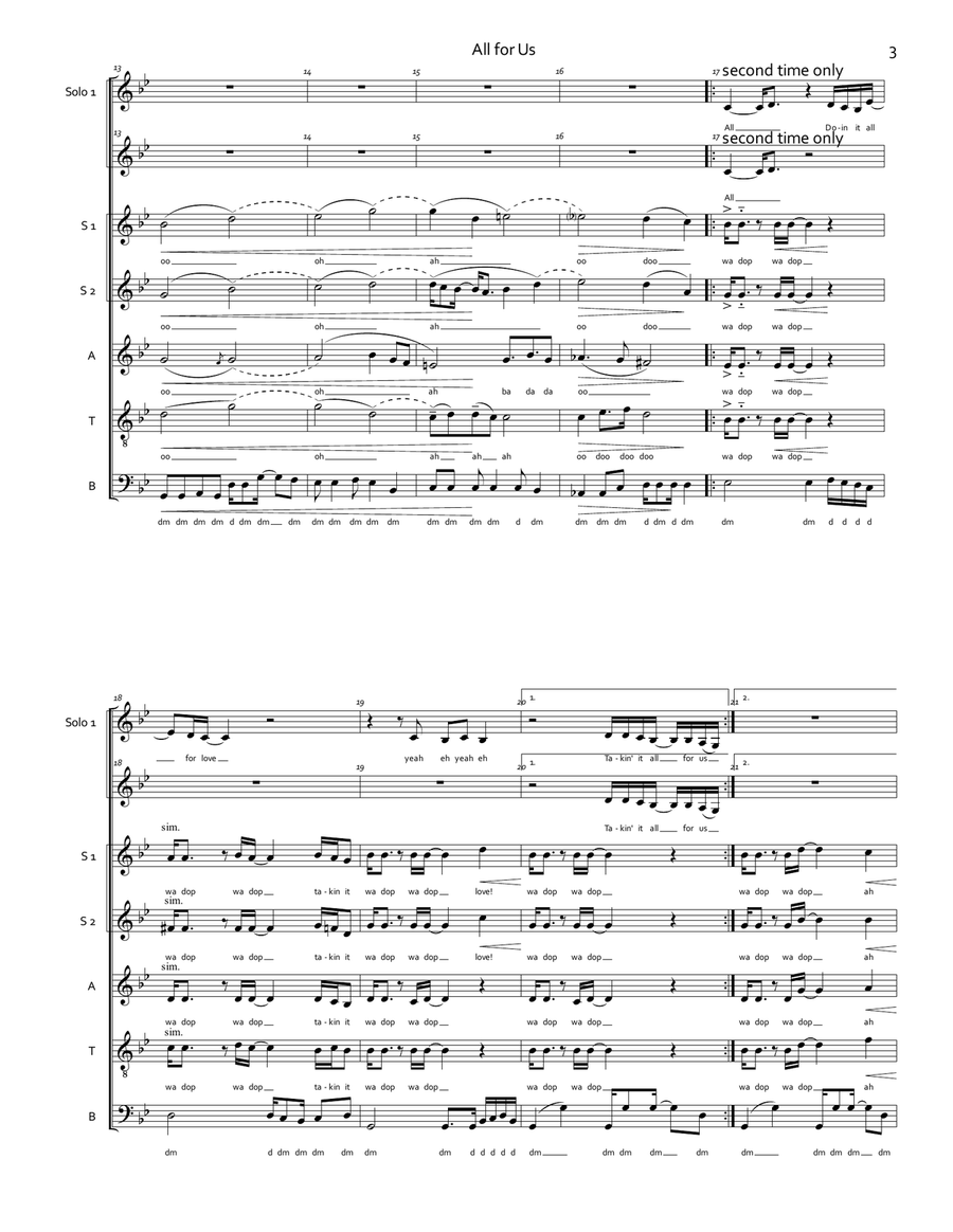 All For Us Divisi scores gallery preview page 3