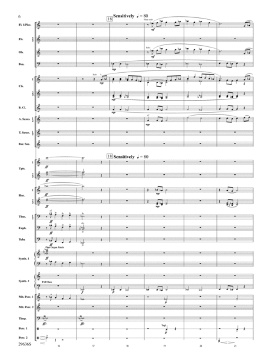 Ben-Hur: Score Ben-Hur: Score Concert Band scores gallery preview page 6