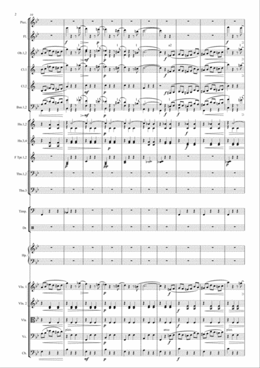 Frühlingsstimmen Walzer op 410 Full Orchestra scores gallery preview page 3