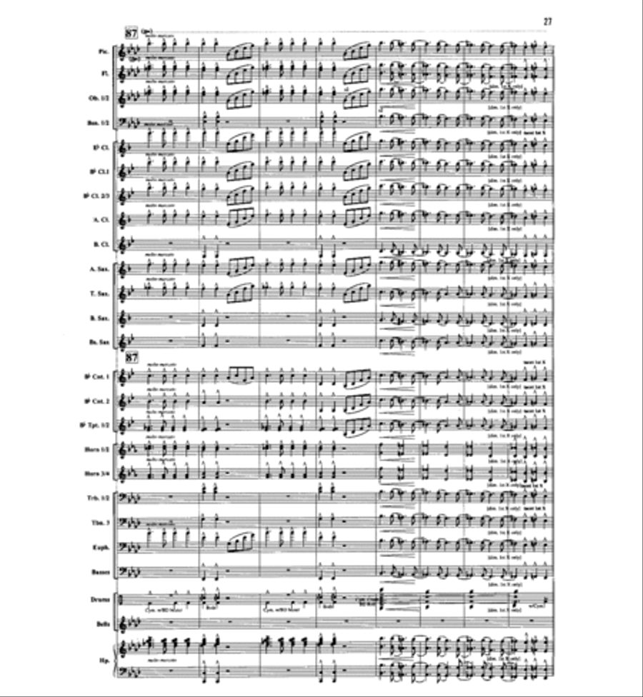 The Stars and Stripes Forever Concert Band scores gallery preview page 11