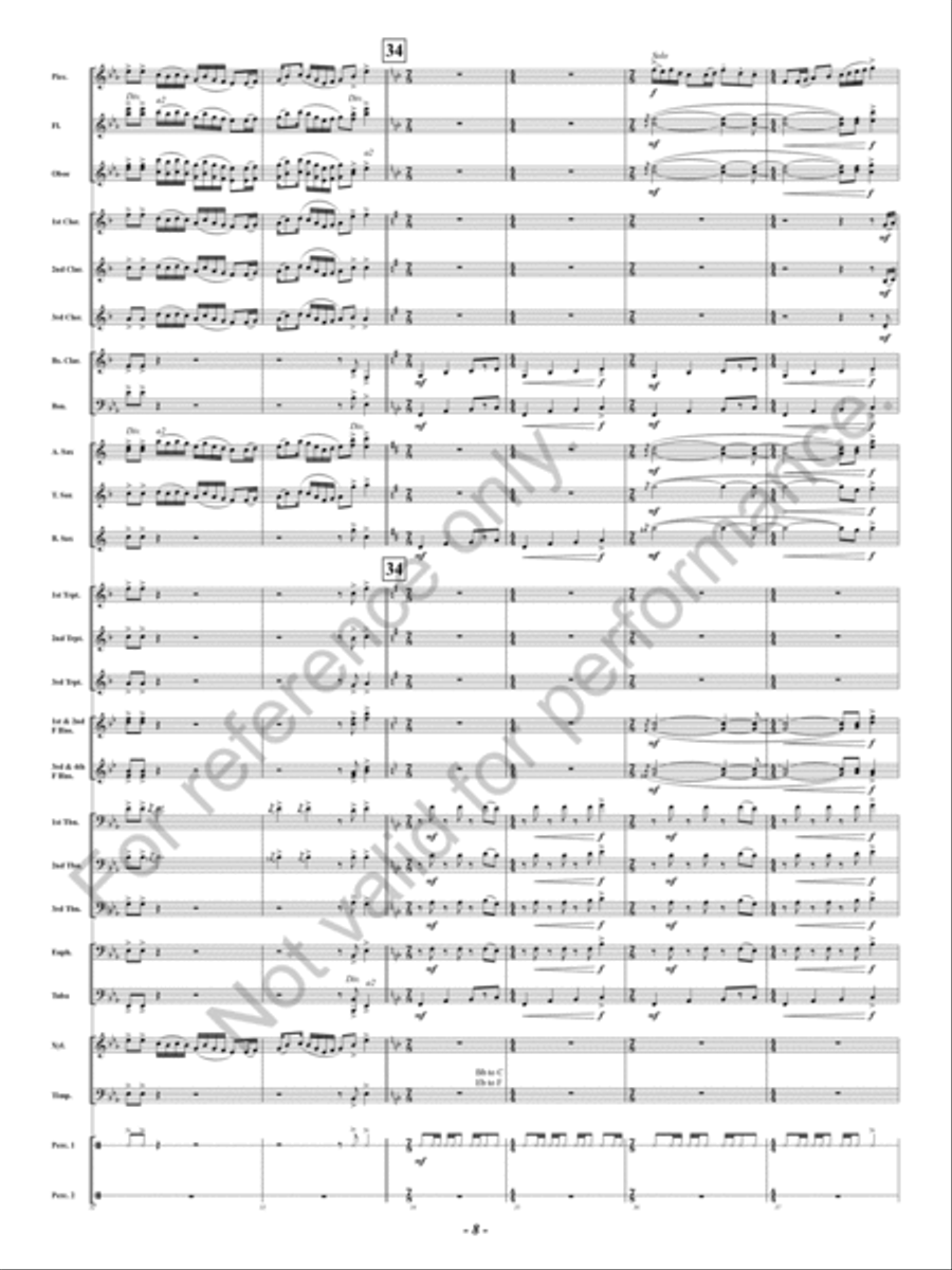 Square Square Concert Band scores gallery preview page 9