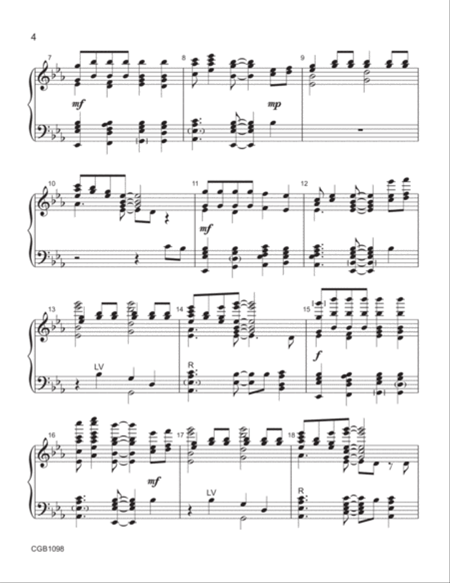 Little Innocent Lamb Handbell Choir scores gallery preview page 3