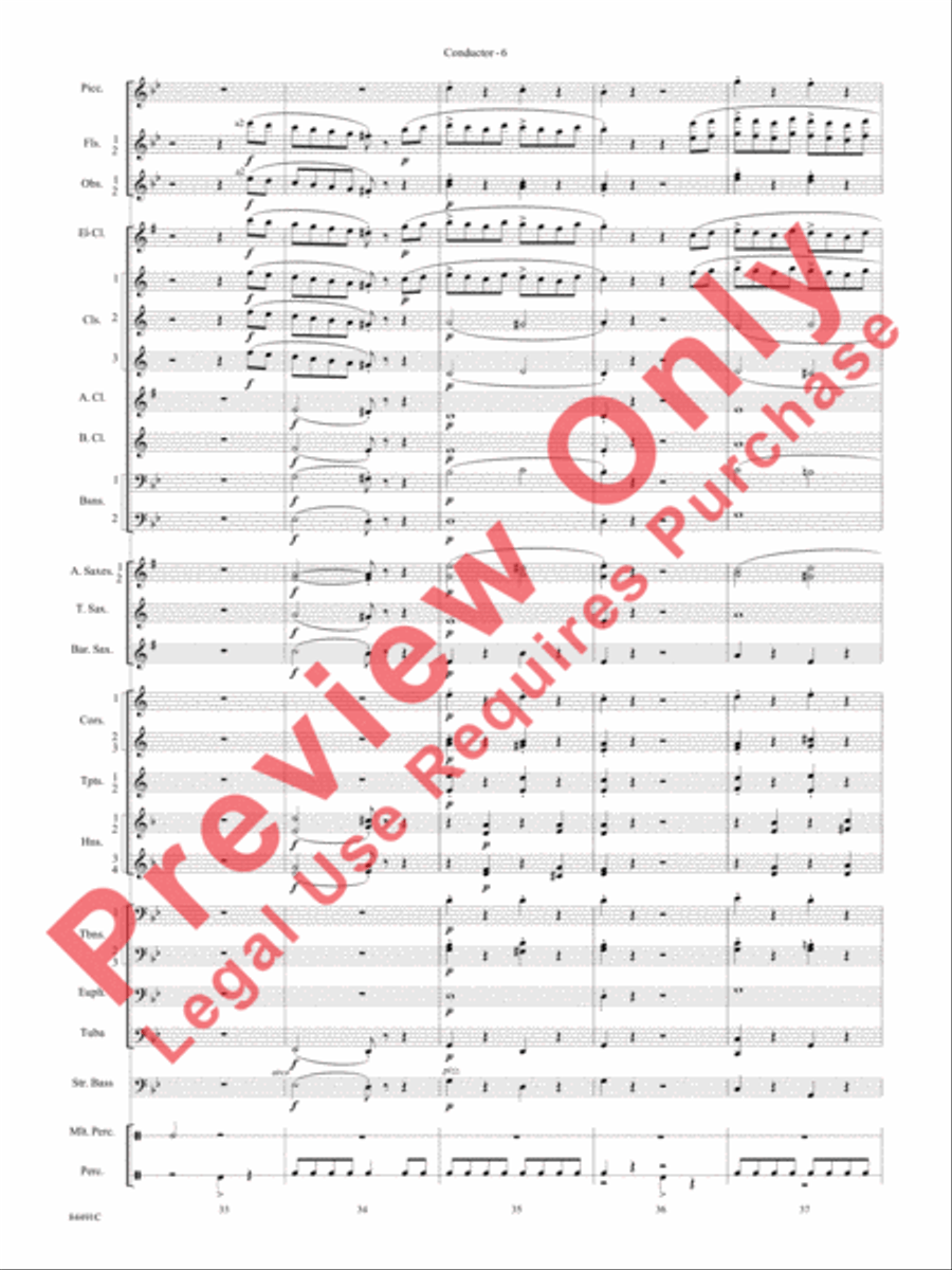 The Typewriter Concert Band scores gallery preview page 9