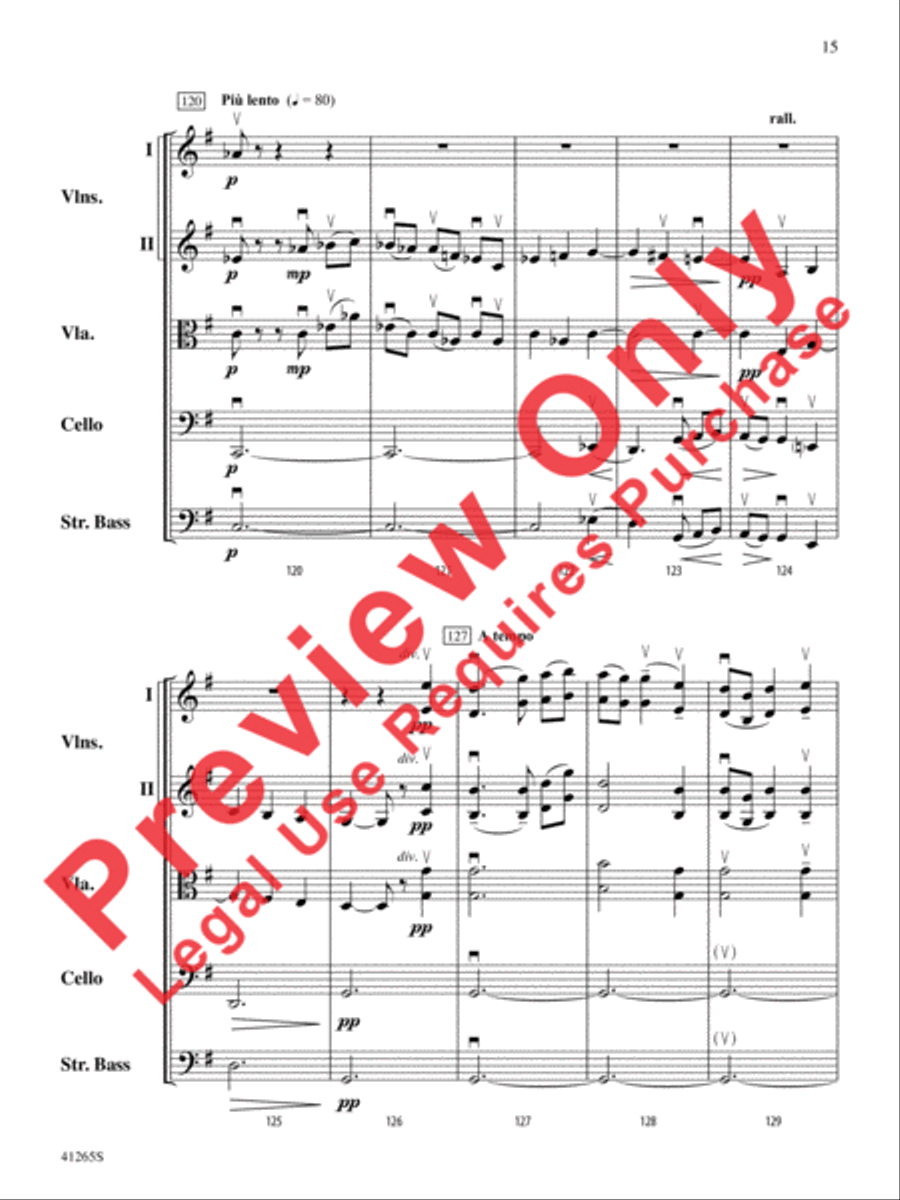 Country Song String Orchestra scores gallery preview page 16