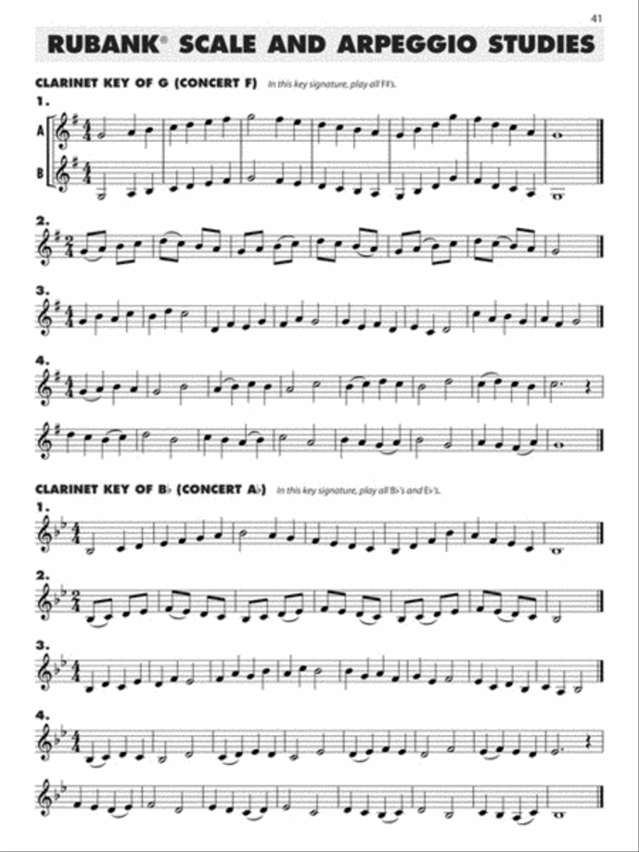 Essential Elements for Band – Bb Clarinet Book 1 with EEi Concert Band Methods scores gallery preview page 6