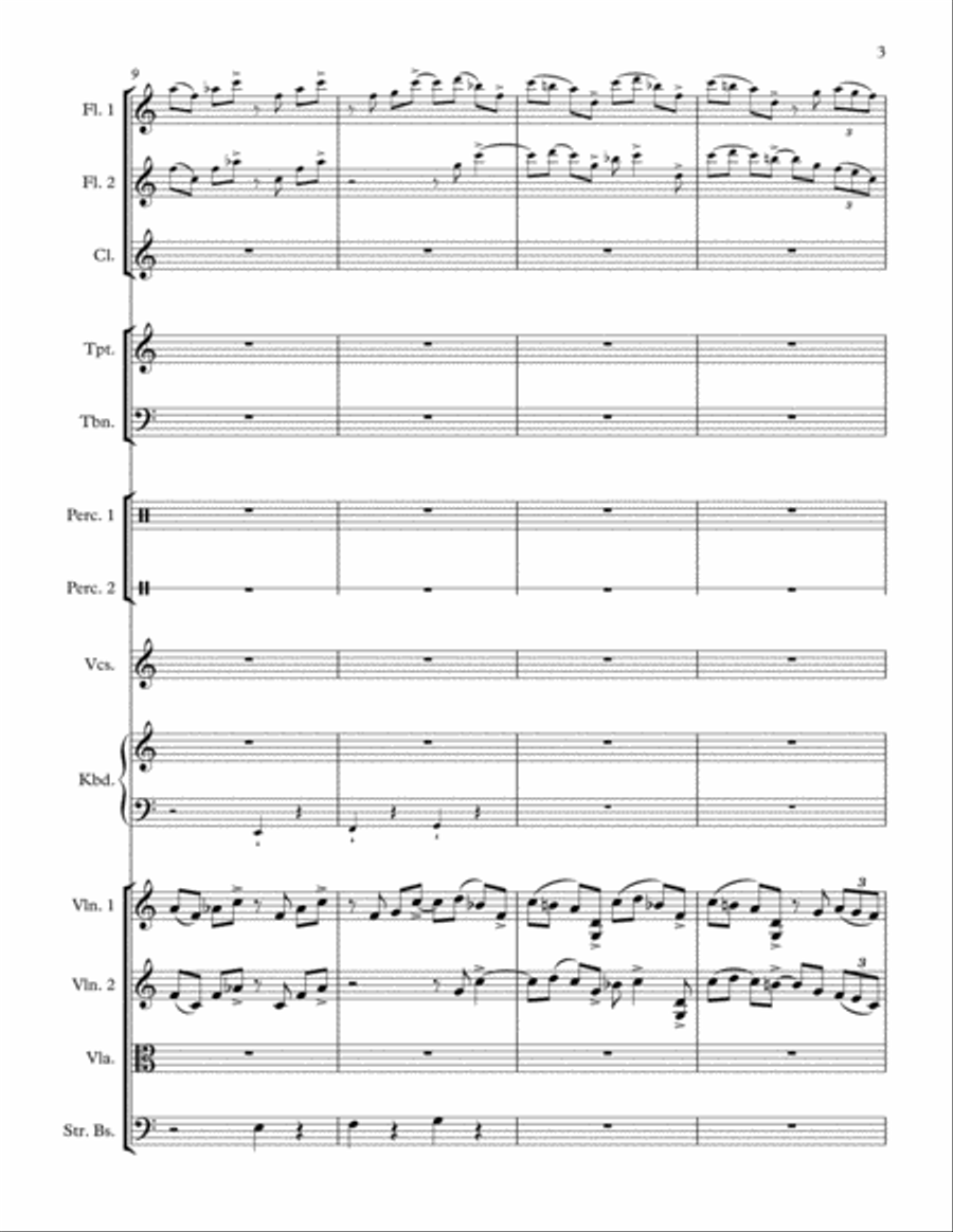 Lo and Behold - for chamber ensemble Large Ensemble scores gallery preview page 5