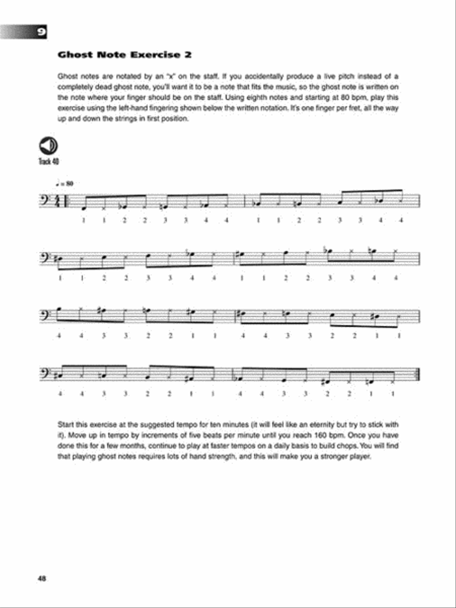 Groove Mastery Bass Guitar Tablature scores gallery preview page 7