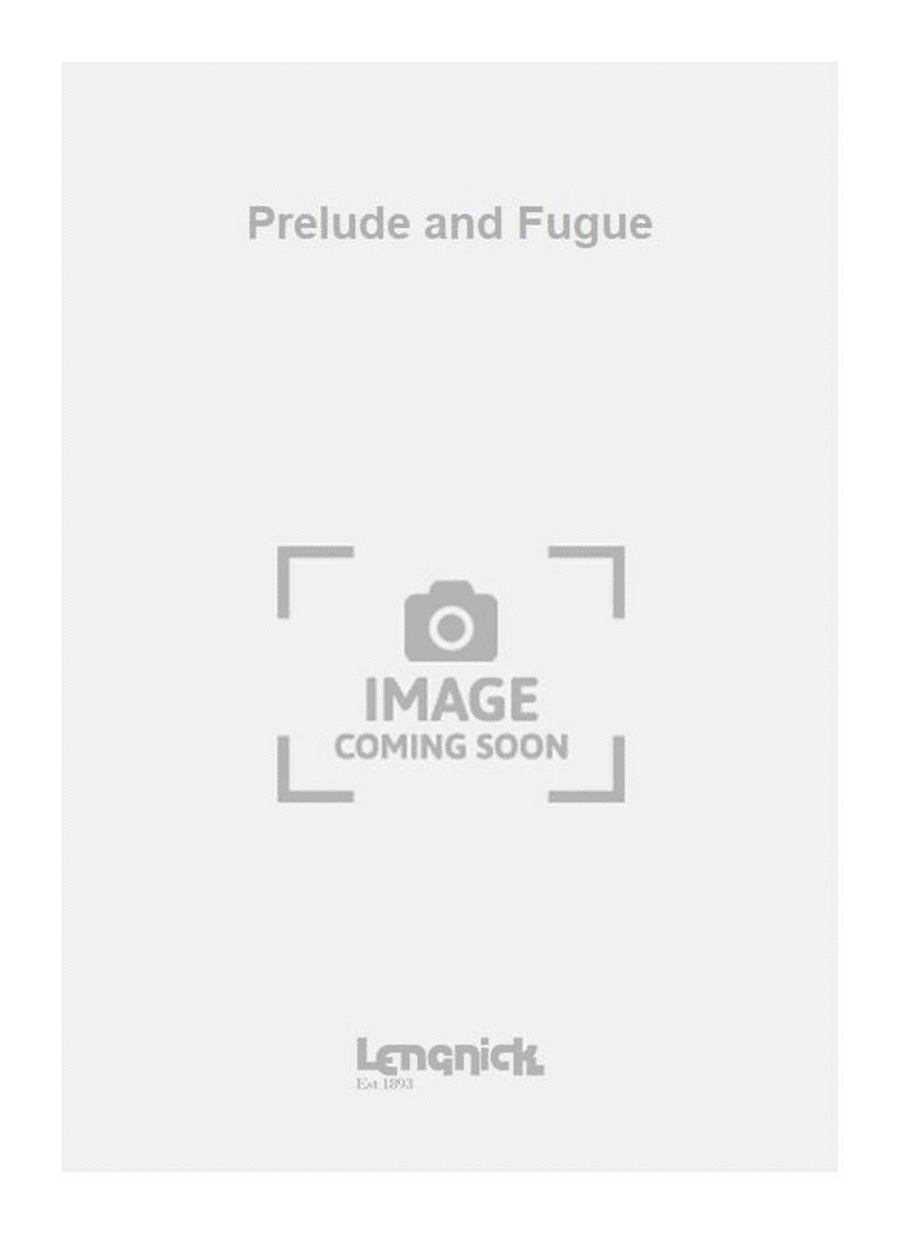 Prelude and Fugue Organ scores gallery preview page 1