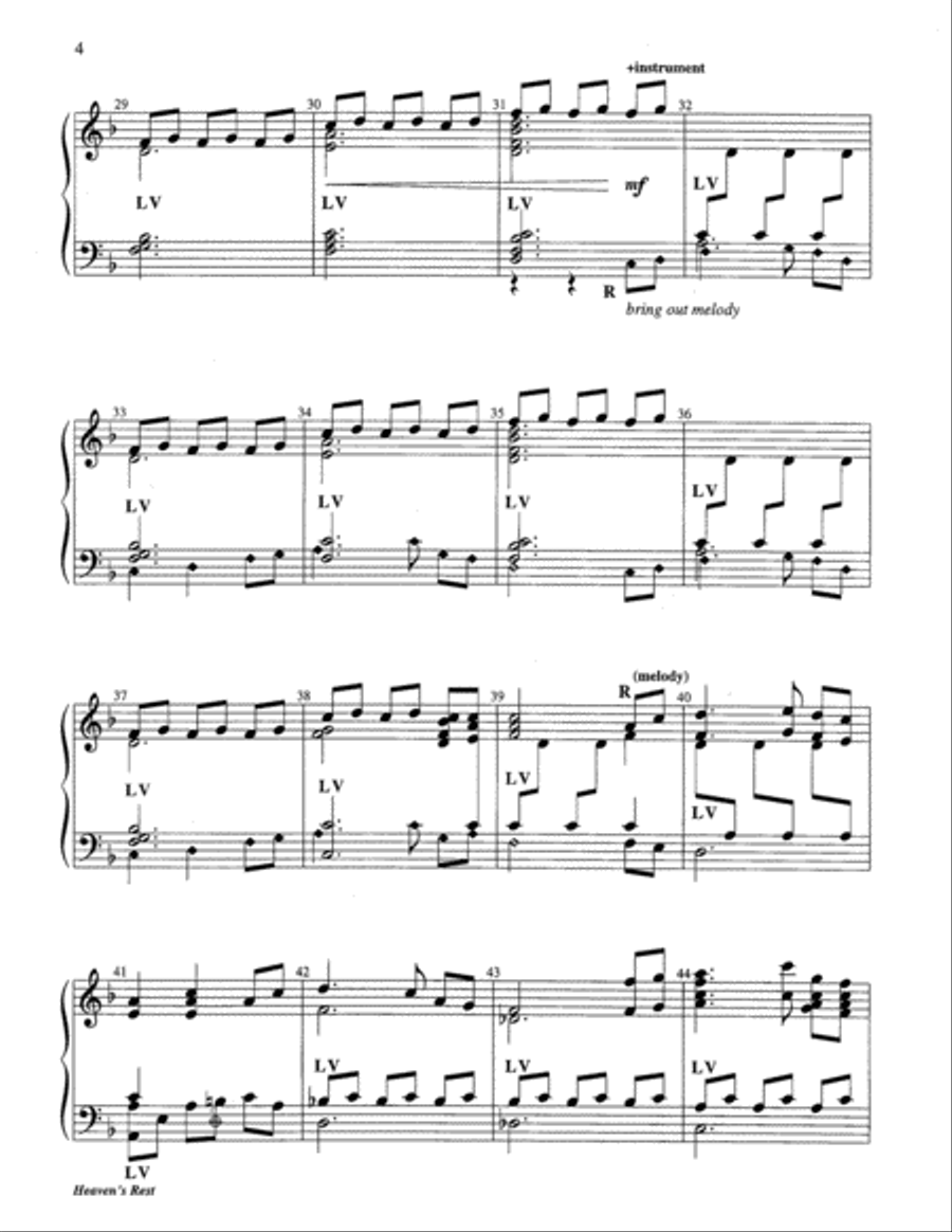Heaven's Rest 5-Octaves scores gallery preview page 10