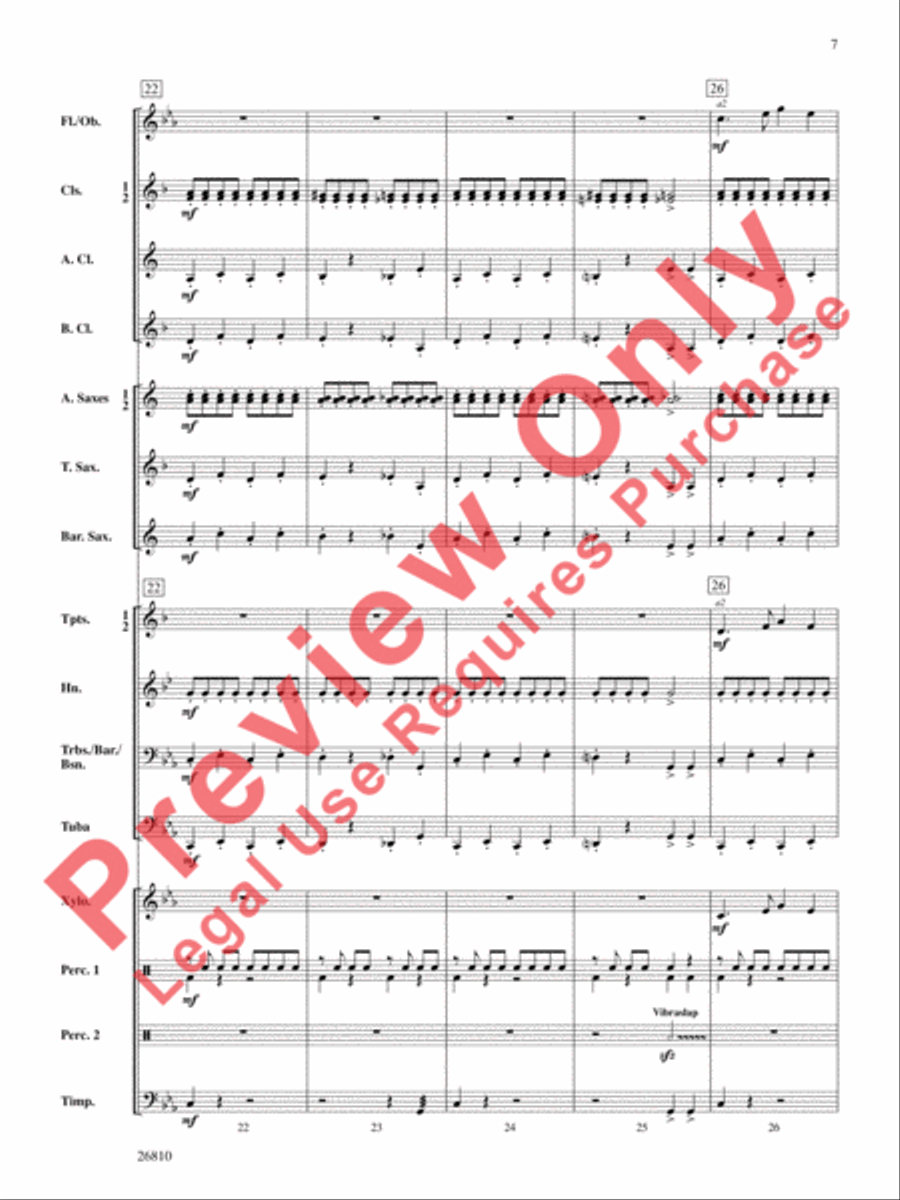 Ghosts in the Graveyard Concert Band scores gallery preview page 8